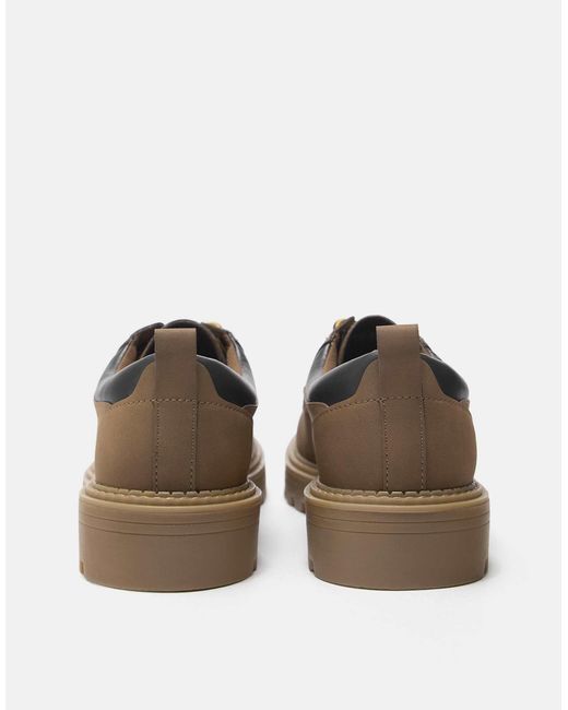 Pull&Bear – stwd – bootsschuhe in Brown für Herren