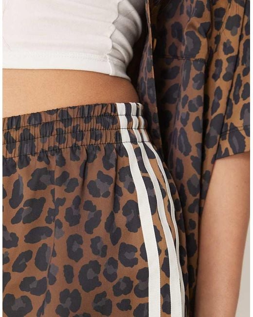 Adidas Originals Natural Satin Sprinter Shorts