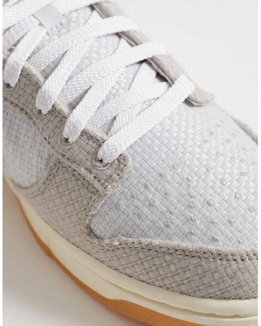 Nike White Dunk Low Retro Trainers for men