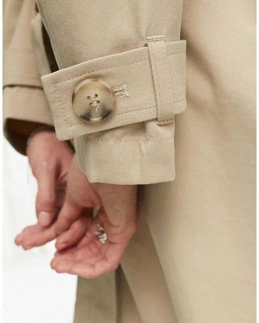 ONLY Natural Longline Trench Coat