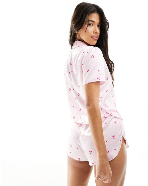 Boux Avenue Pink – kurzer pyjama