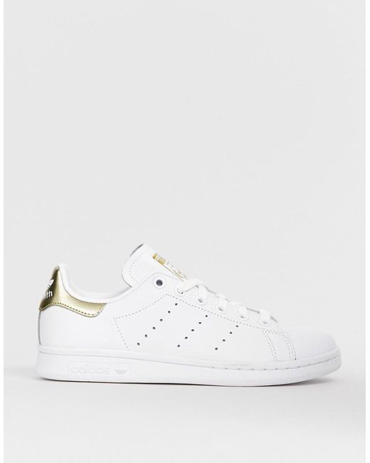 stan smith gold metallic