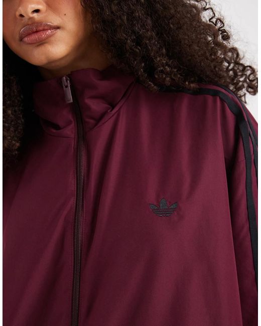Adidas Originals Purple Firebird Woven Track Top