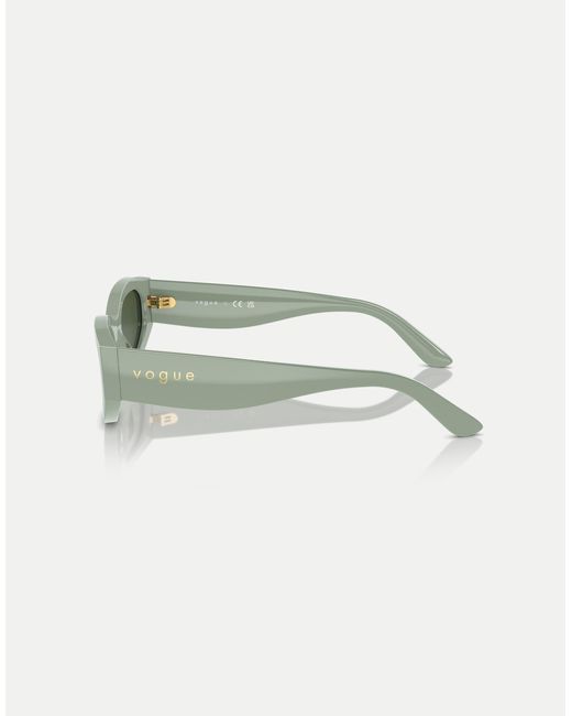 Vogue Green – unregelmäßig geformte sonnenbrille
