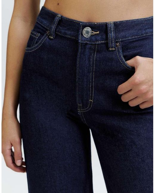Pull&Bear Blue High-waist Mom Fit Jeans