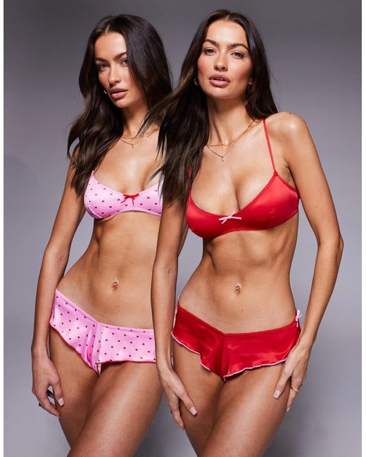 Kitty - lot ASOS en coloris Red