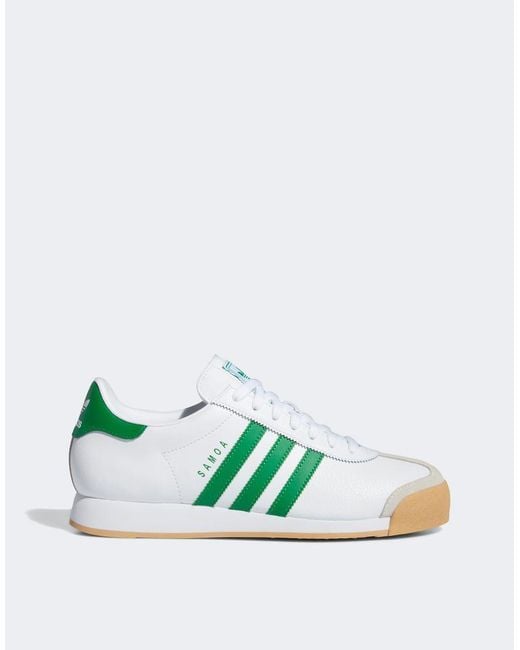 Adidas Originals Green Samoa Trainers for men
