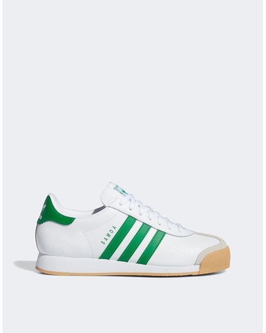 Adidas Originals Green Samoa Trainers for men