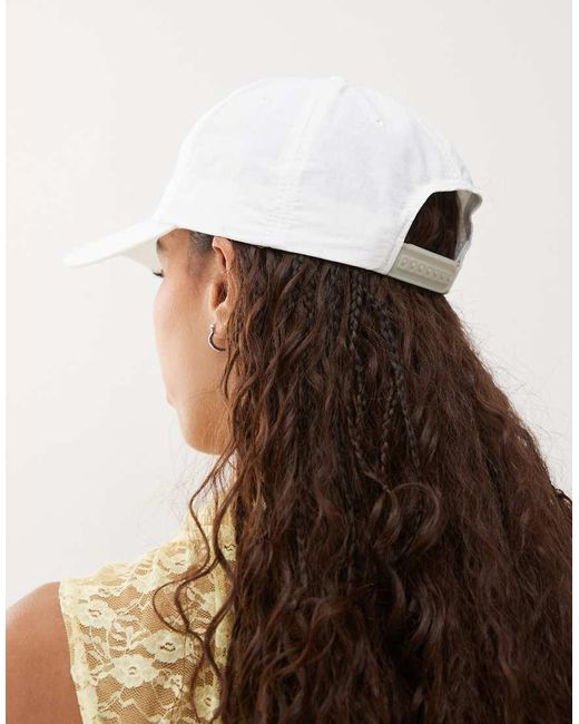 Collusion White Embroidered Slogan Cap
