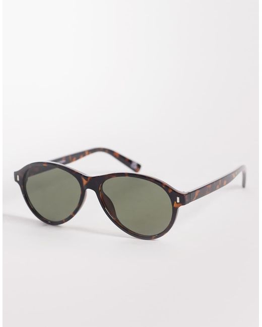 ASOS Metallic Round Sunglasses for men
