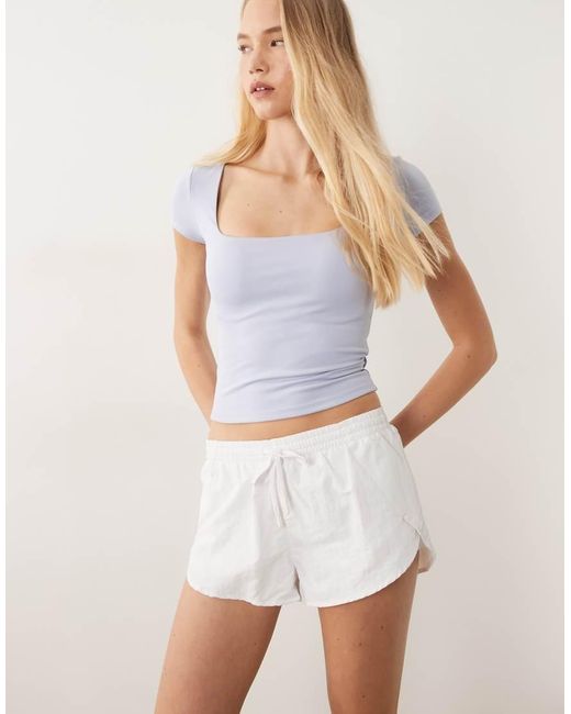 Cotton On Blue Active Dolphin Hem Shorts