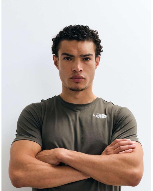The North Face White Training 24/7 Logo T-Shirt for men