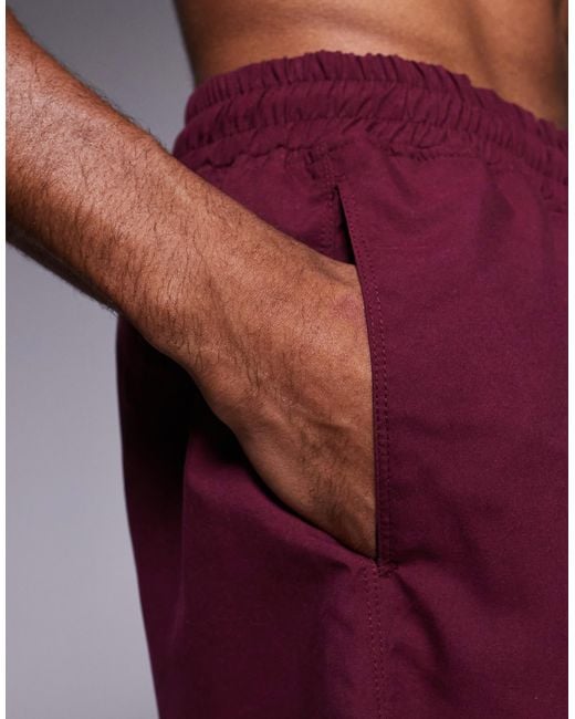 ASOS Red Swim Shorts for men
