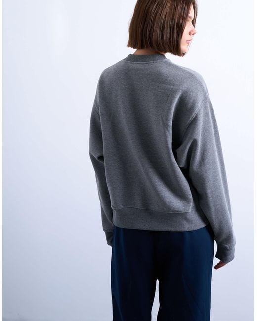 TOPSHOP Gray Ultimate Sweat