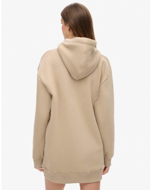 Superdry Natural – essential – kapuzenpullover-kleid