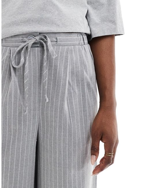 ASOS Gray Tailored Pull On Pants