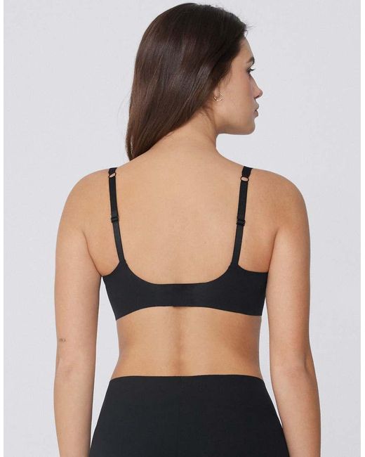 Tezenis Black Natural Lifting Laser Cut Triangle Bra