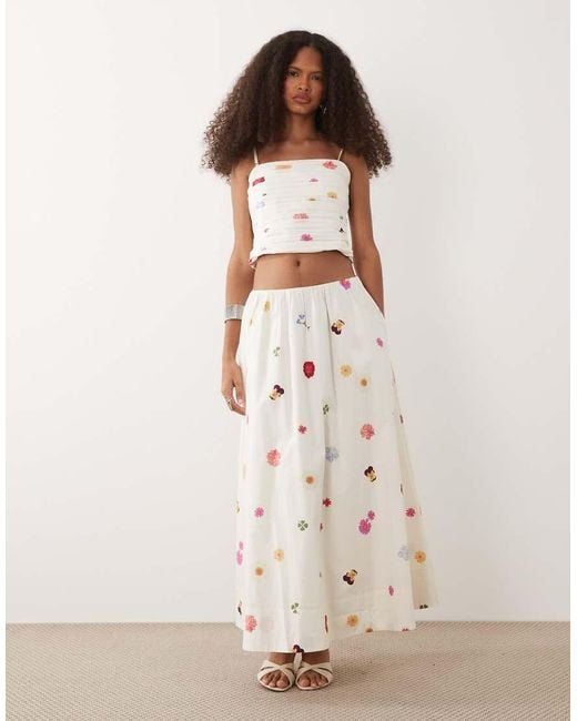 Nobody's Child Brown Felicity Cotton Detachable Strap Cami Top Co-ord