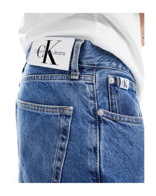Calvin Klein Blue Authentic Straight Jeans for men