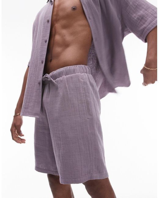 Topman – shorts in Purple für Herren