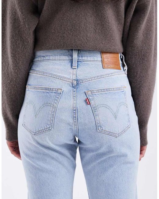 Levi's Blue 501 Hourglass Straight Jeans