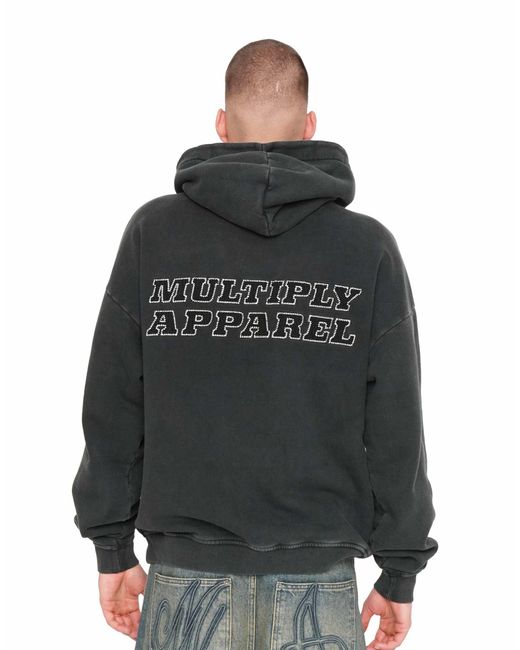 Multiply - sweat à capuche oversize en sergé Multiply Apparel en coloris Black