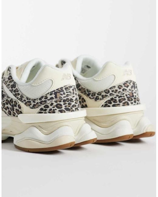 New Balance White 9060 Trainers