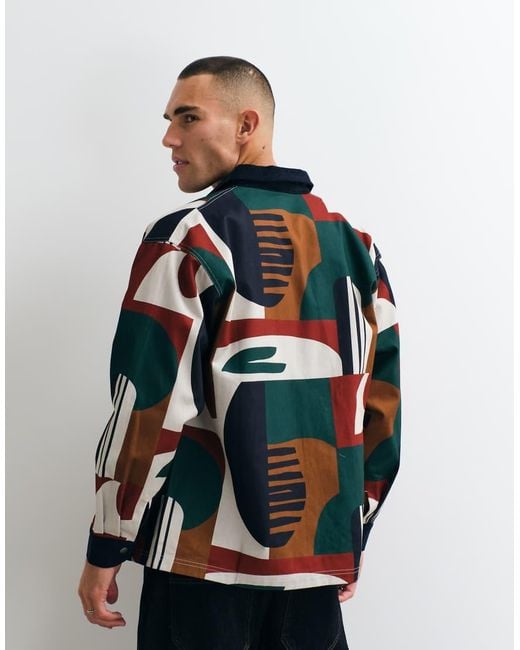 Parlez Black Abstract Printed Shirt for men