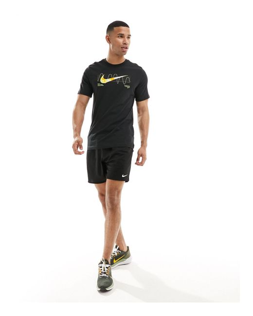 Nike – dri-fit iykyk – t-shirt in Black für Herren