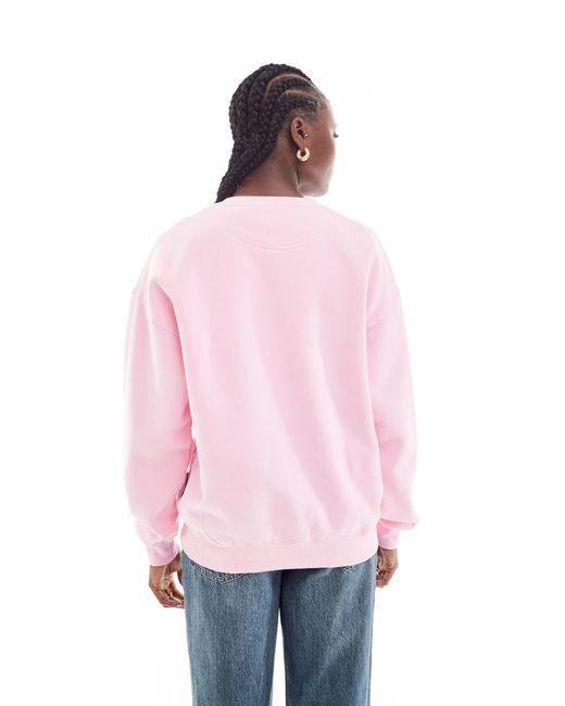 Cotton On Pink Classic Crew Sweatshirt With Betty Boop Graphic