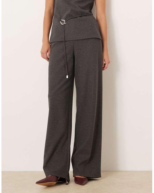 Mango Gray Ancona Straight Trouser Co-ord