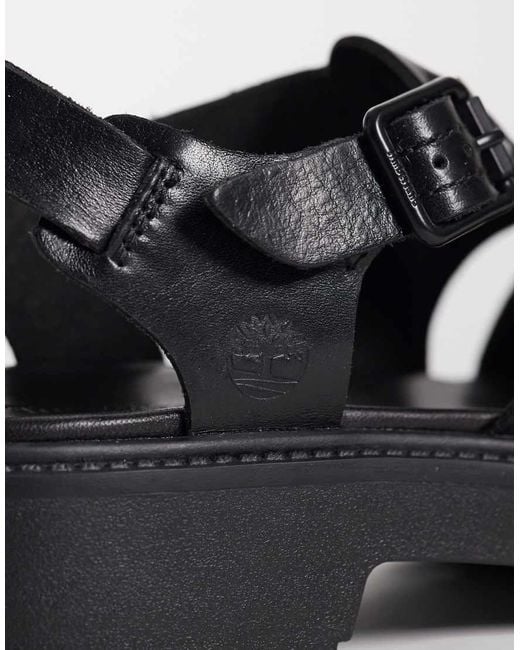 Timberland Black Stone Street Fisherman Sandals