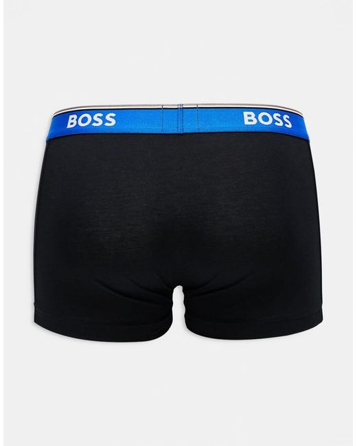 Boss Blue 3 Pack Power Trunks for men