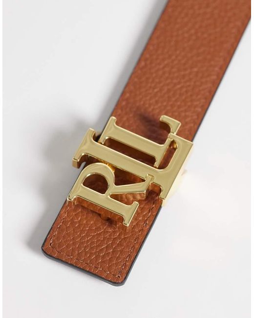 Ralph Lauren Gray Reversible 30 Belt