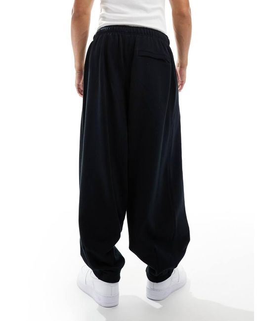 Nike Blue Club French Terry Oversized joggers for men