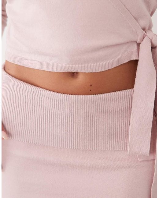 BO+TEE Pink Bo+tee Foldover Waistband Mid Rise Mini Skirt