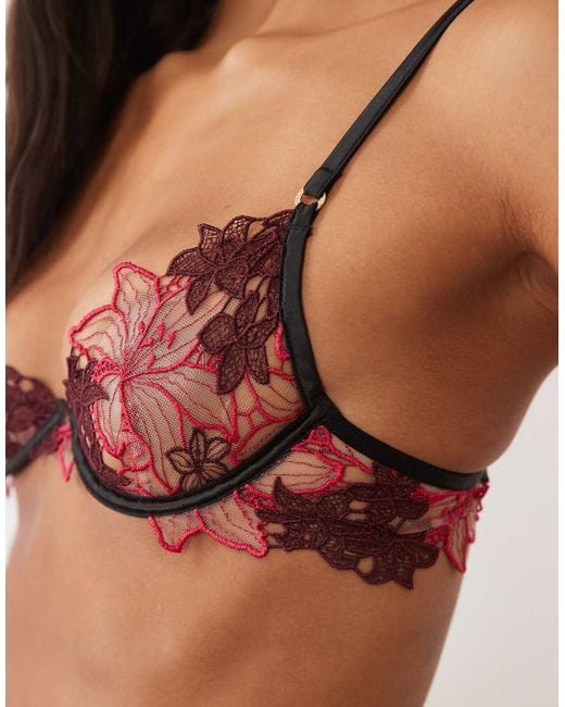 Bluebella Calantha Floral Embroidery Wired Bra