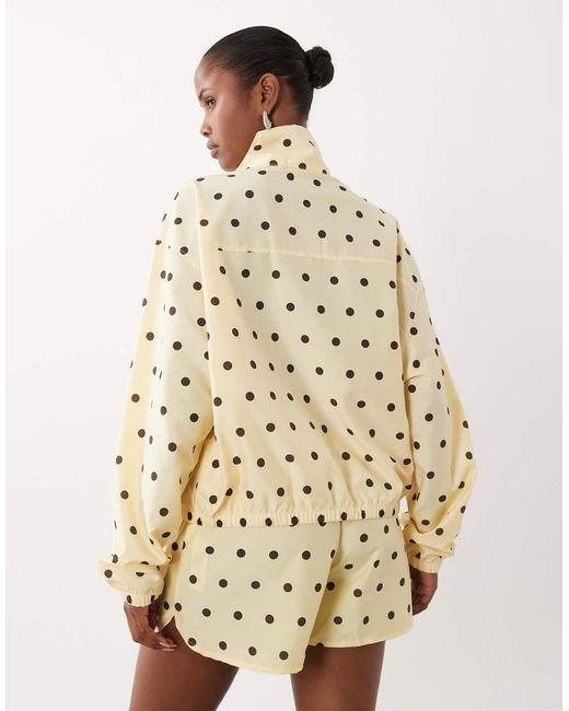 ASOS Natural Weekend Collective Co-ord Track Jacket
