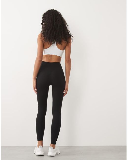 4505 Black Wrap Waist Yoga legging