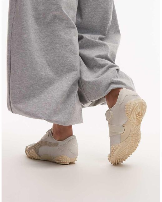 PUMA Gray Mostro Elevated Trainers