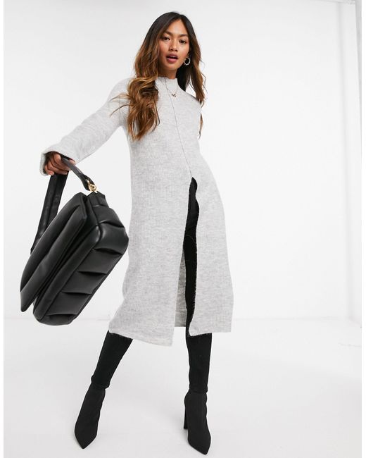 Vero Moda Longline Jumper With Front 