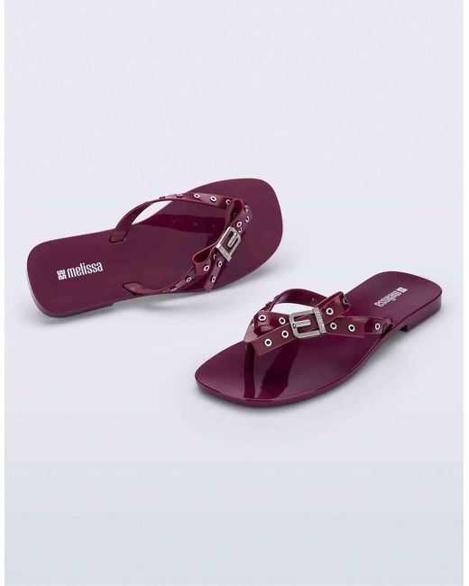 Melissa Purple Harmonic Squared Thong