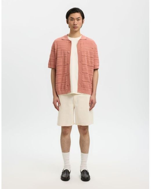SELECTED Multicolor Knitted Polo Shirt for men