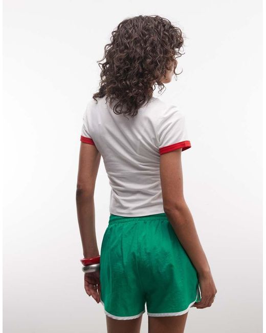 Nike White Graphic Baby Tee