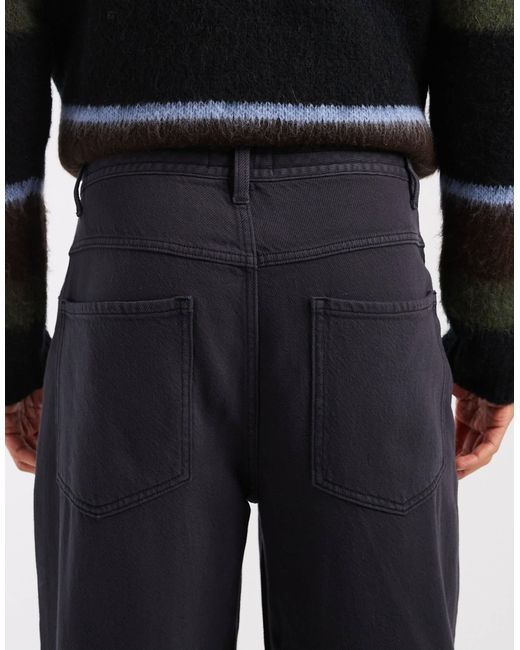 Pantalon ample ASOS pour homme en coloris Black