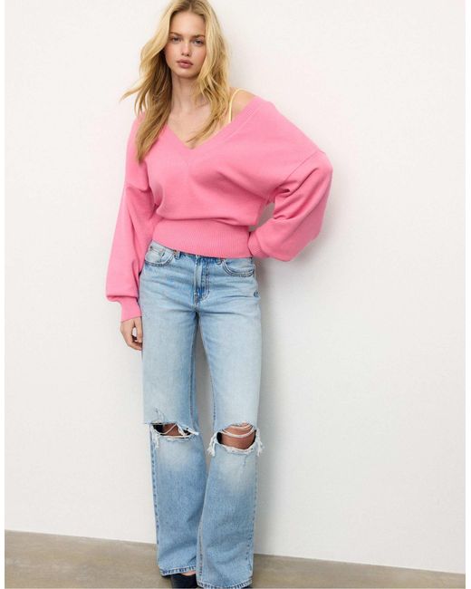 Stradivarius Pink – pullover