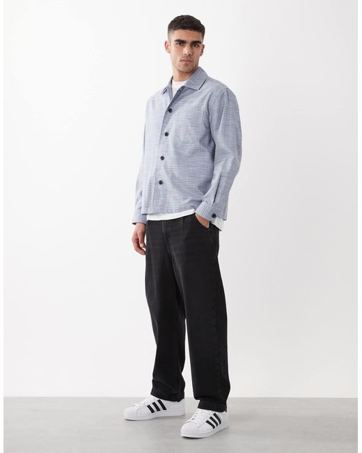 Surchemise texturée - clair SELECTED pour homme en coloris Blue