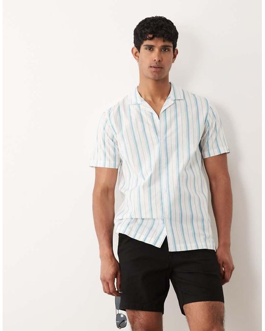 ASOS White Slim Fit Chino Shorts for men