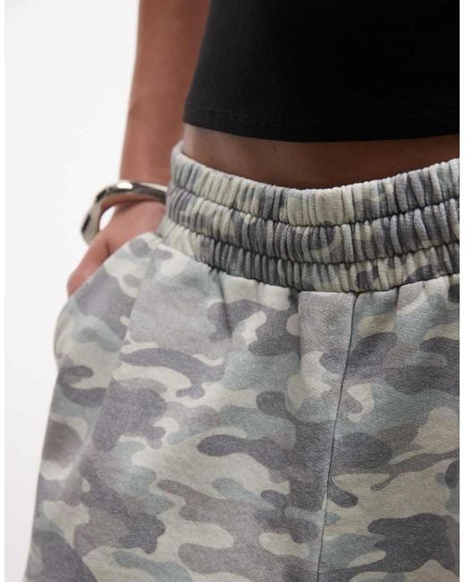 Collusion Green baggy Longline Jersey Shorts