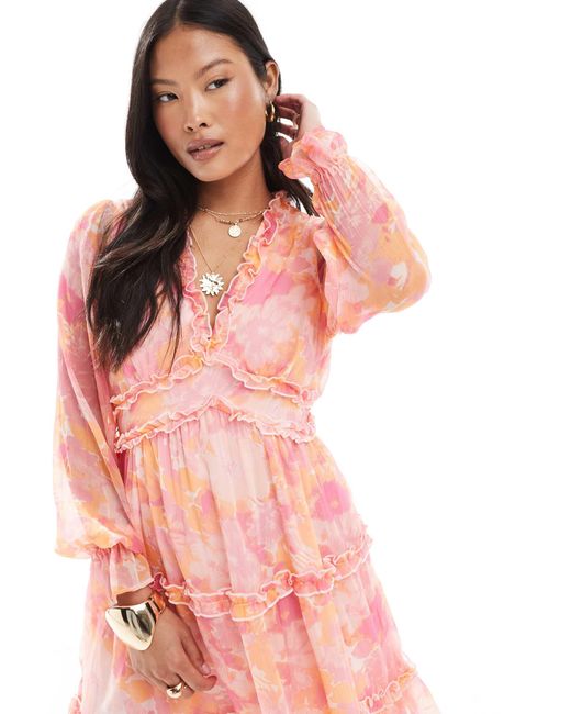 Vero Moda Pink – smilla – mini-hängerkleid